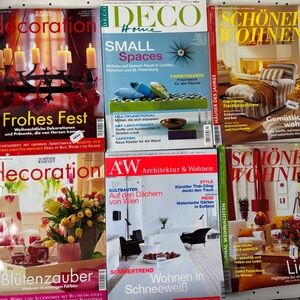 📚 Zeitschriften 📚 Home Decor Magazine Collection set of 6 in German